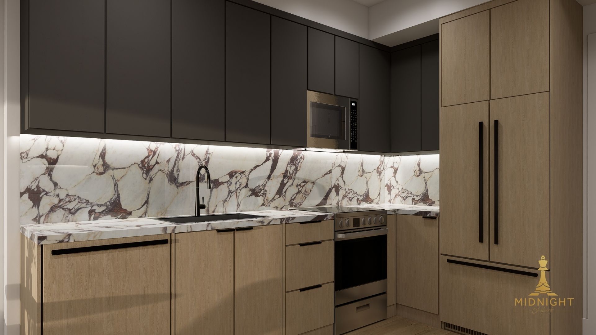 Penthouse Living Room Light Tone